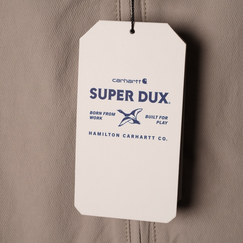 Carhartt Super Dux Softshell Vest 2XL Beige Lightweight Rain Defender Windproof - Picture 4 of 12